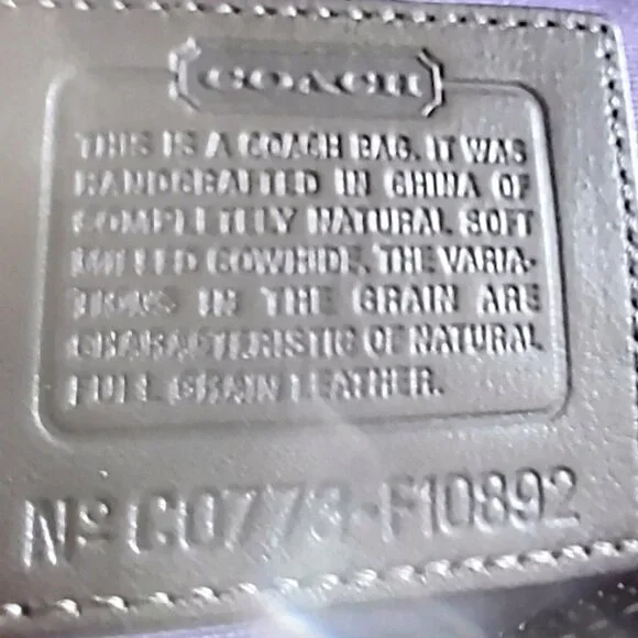 Coach ChelseaY2K Brown Leather Shoulder Tote Bag - Picture 5 of 6